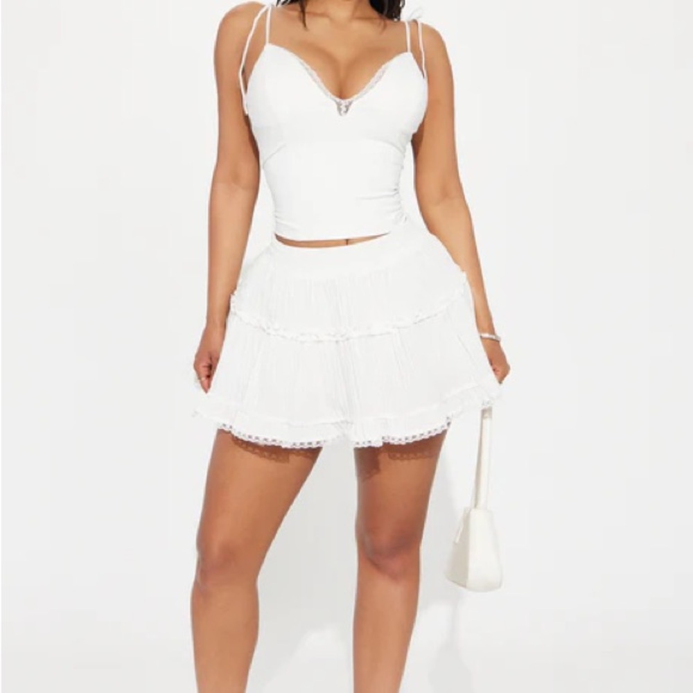 Fashion Nova Make Tiered Skort